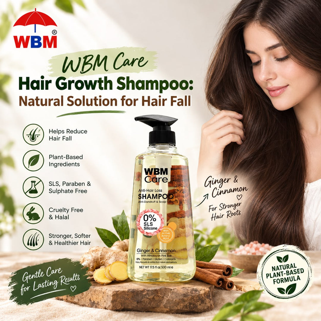 WBM Care Hair Growth Shampoo: Natural Solution for Hair Fall