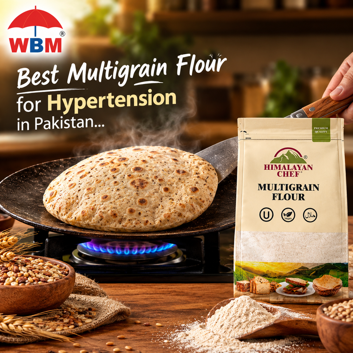 Multigrain Flour for Hypertension | Best Nutritionist-Recommended Flour in Pakistan