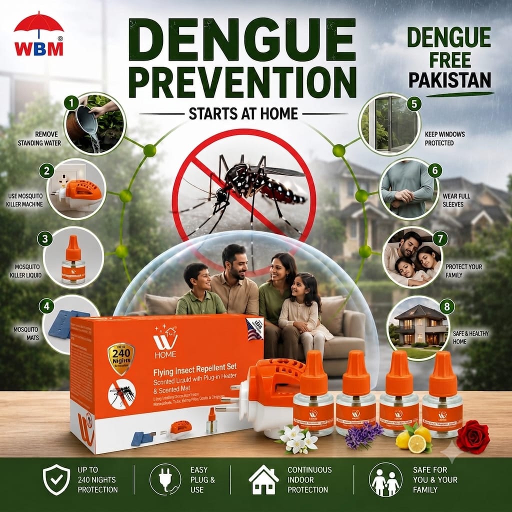 Dengue Prevention with WBM Online Store | Why Every Home Needs a Mosquito Killer Machine in Pakistan?