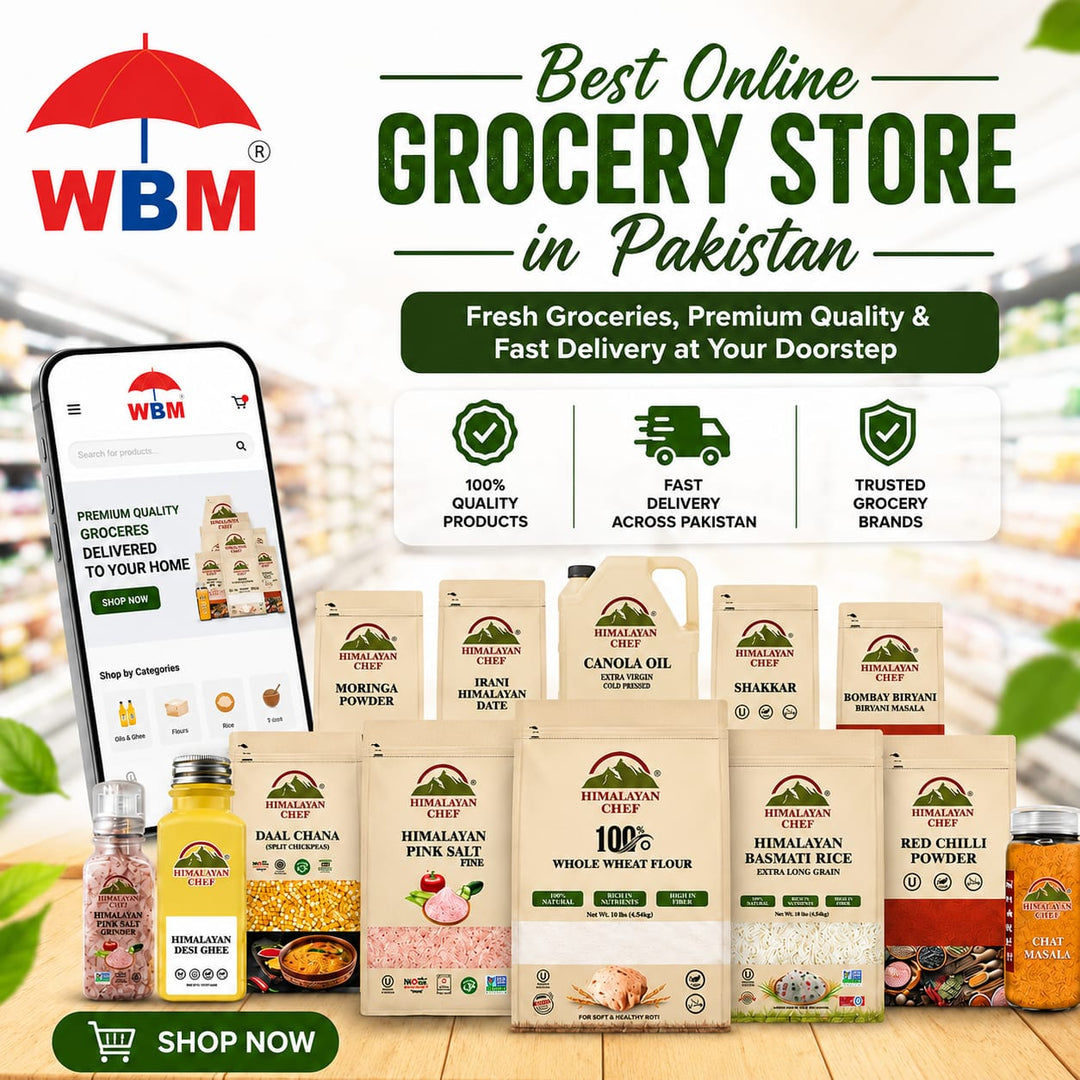 Best Online Grocery Store in Pakistan | WBM Super Mart for Quality Grocery Items