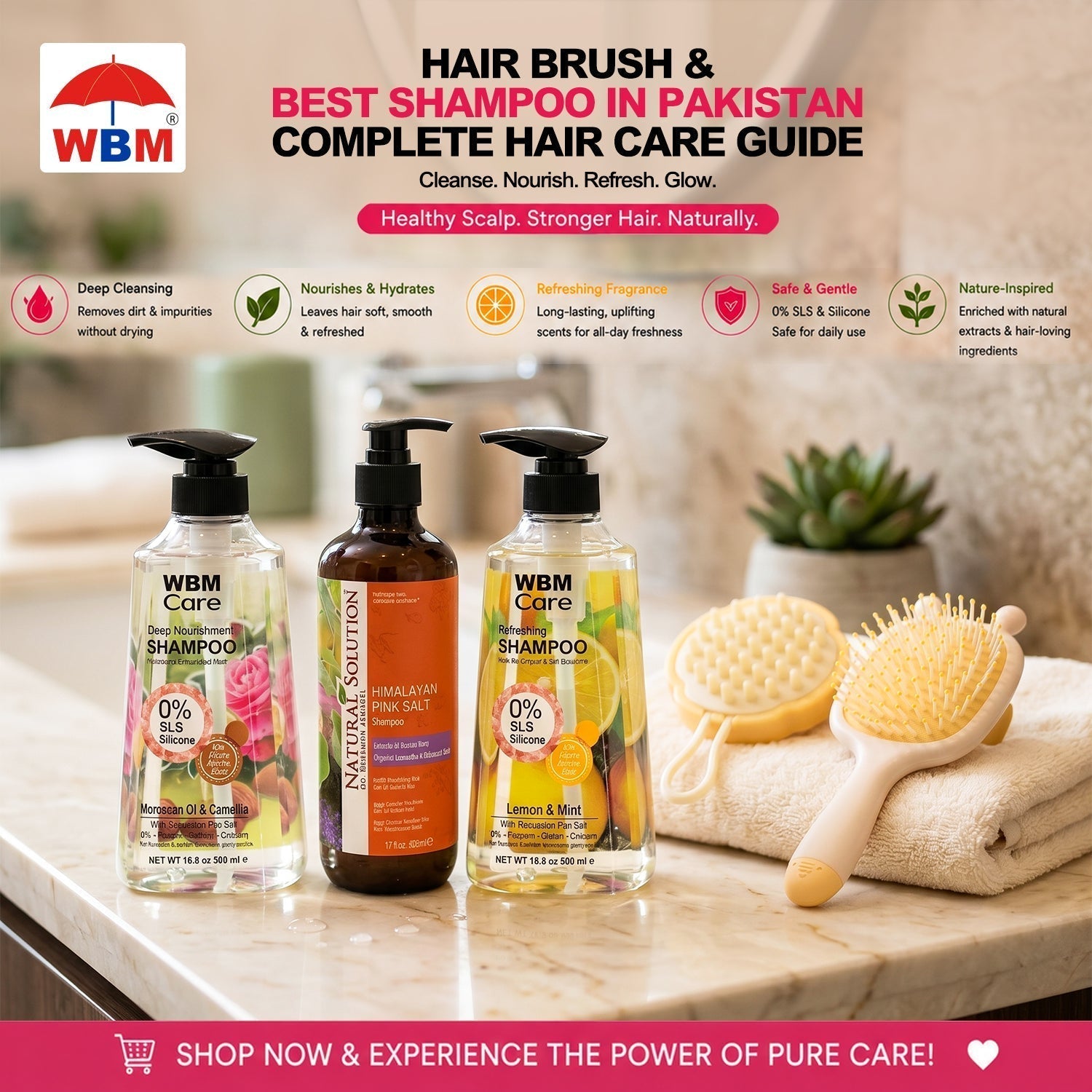 Hair Brush & Best Shampoo in Pakistan – Complete Hair Care Guide