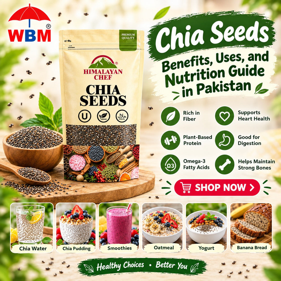 Chia Seeds Benefits, Uses, and Nutrition Guide in Pakistan