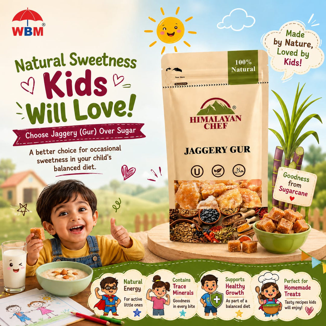 Top Reasons to Choose Jaggery (Gur) Over Sugar for Kids | Best Grocery Store in Pakistan
