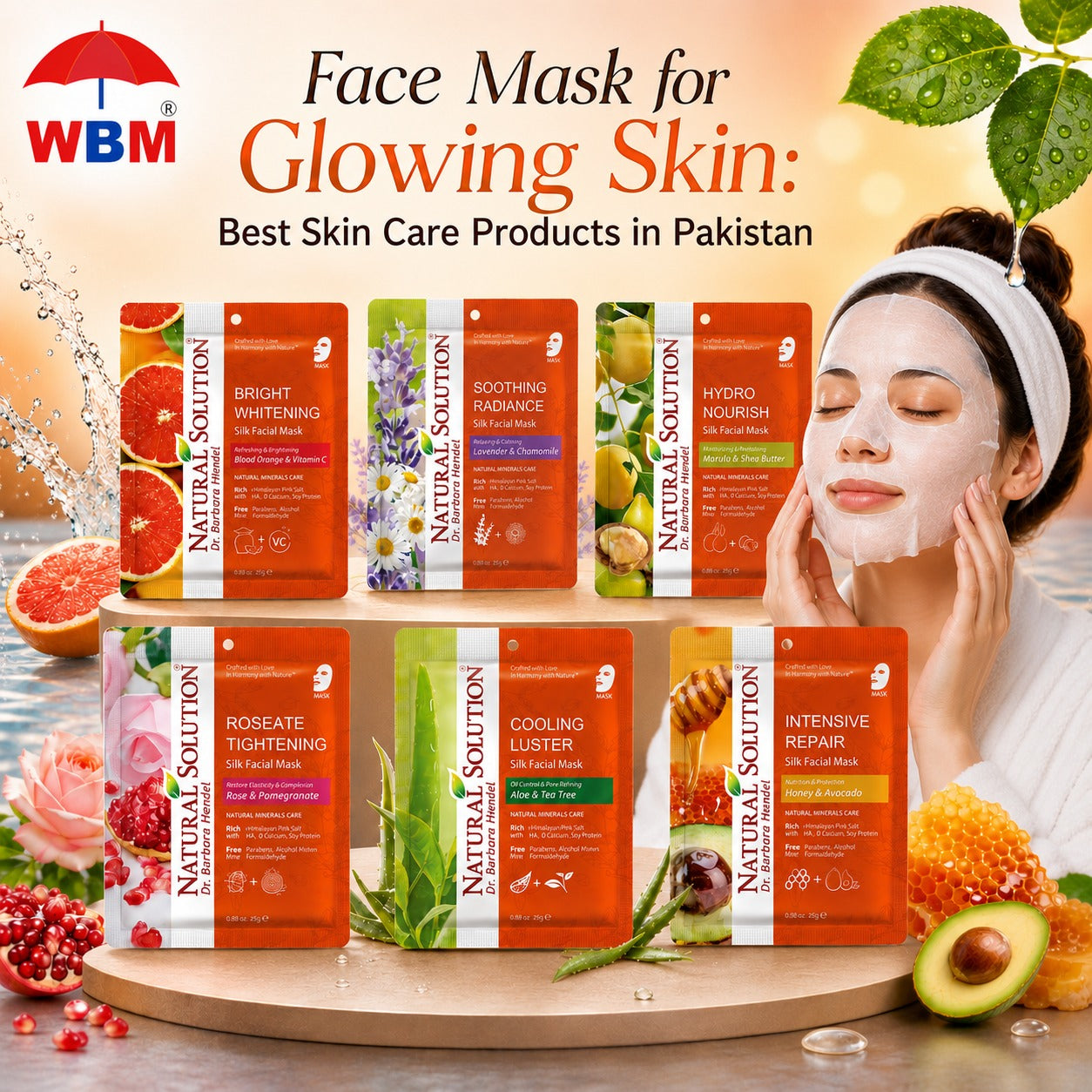 Face Mask for Glowing Skin in Summer: Best Skin Care Products in Pakistan