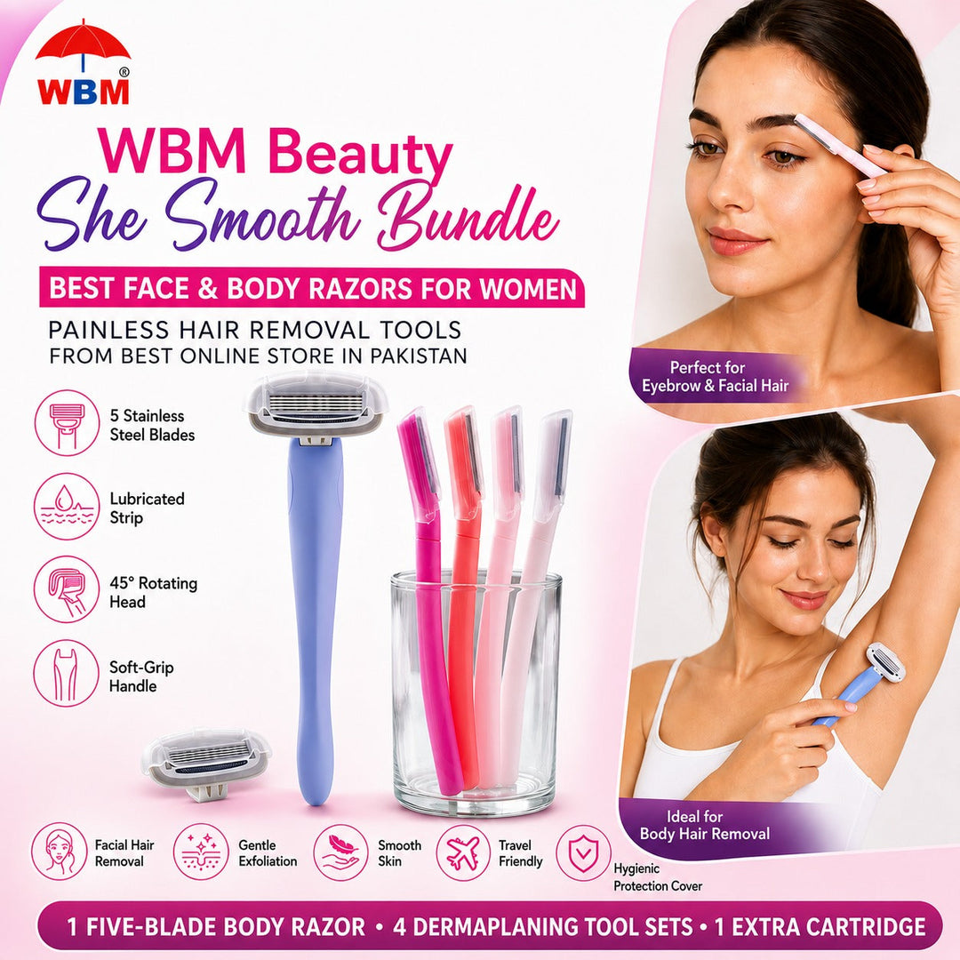 Best Face & Body Razors for Women | Painless Hair Removal Tools from Best Online Store in Pakistan
