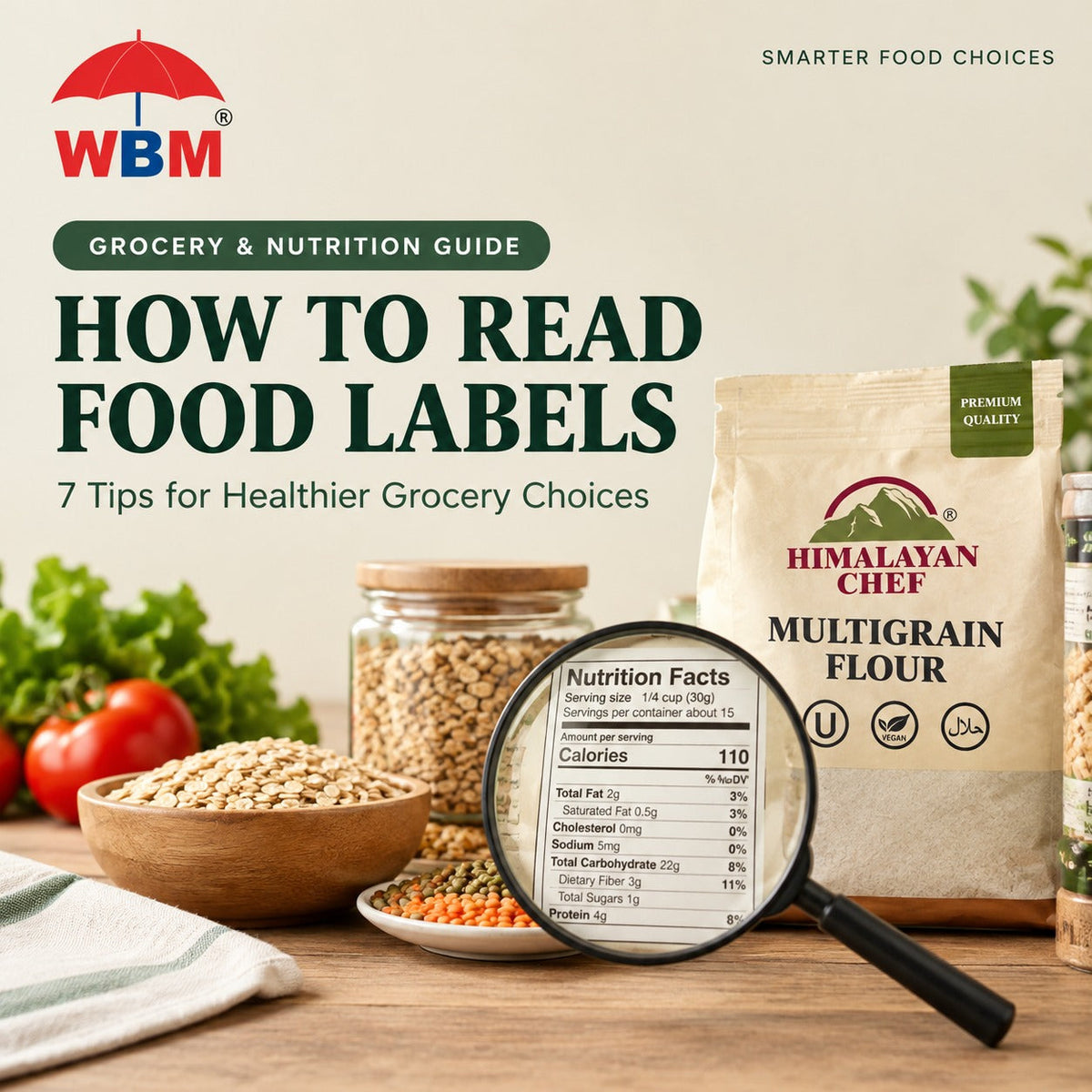 How to Read Food Label for Healthier Food Choices at Online Grocery Store