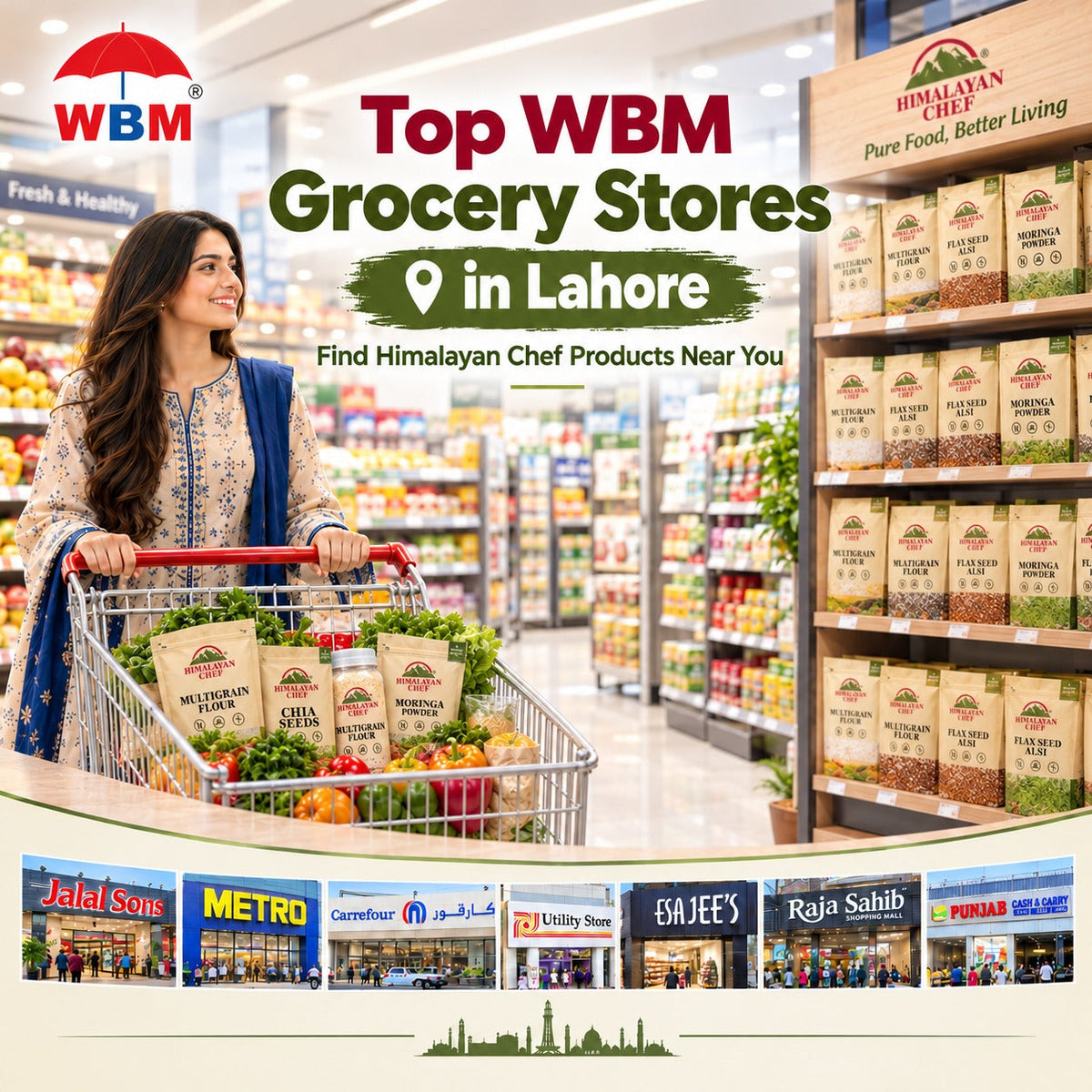 List of Top WBM Grocery Stores Located in Lahore, Pakistan