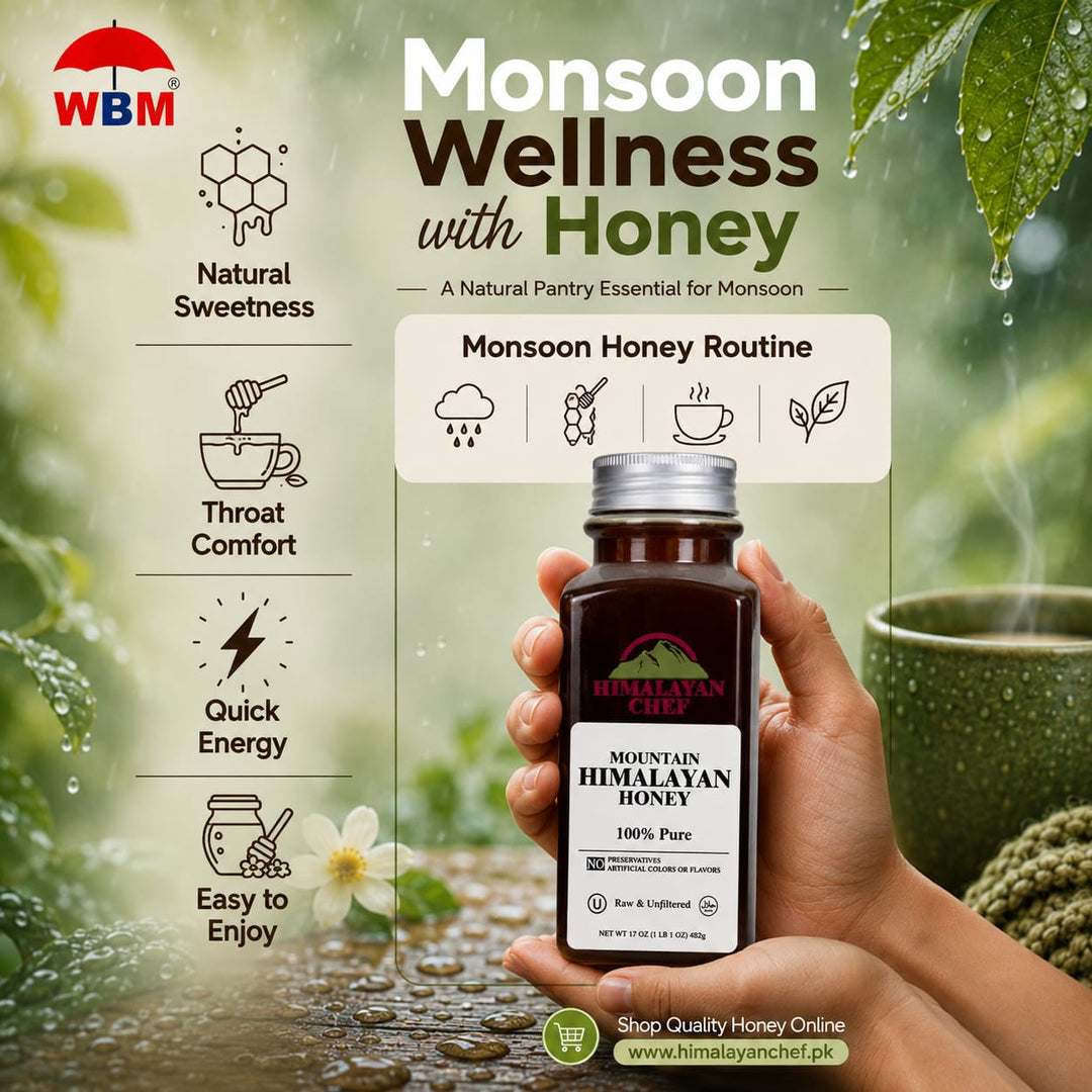 Benefits of Honey for Monsoon Season from the Best Grocery Store in Pakistan