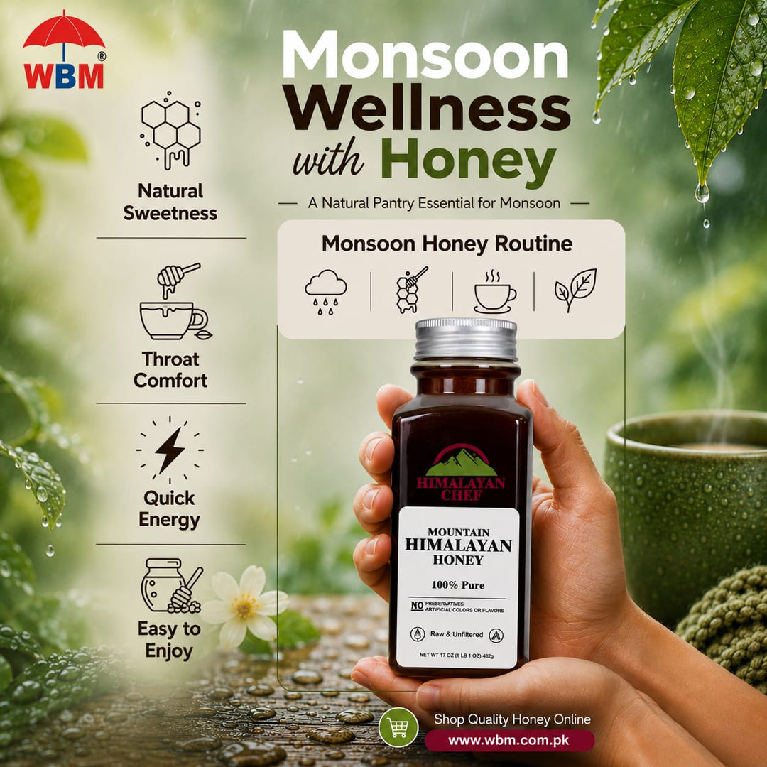 Benefits of Honey for Monsoon Season from the Best Grocery Store in Pakistan