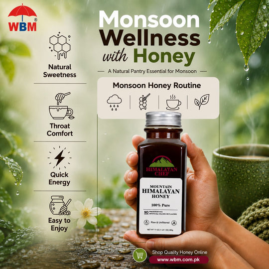 Benefits of Honey for Monsoon Season from the Best Grocery Store in Pakistan