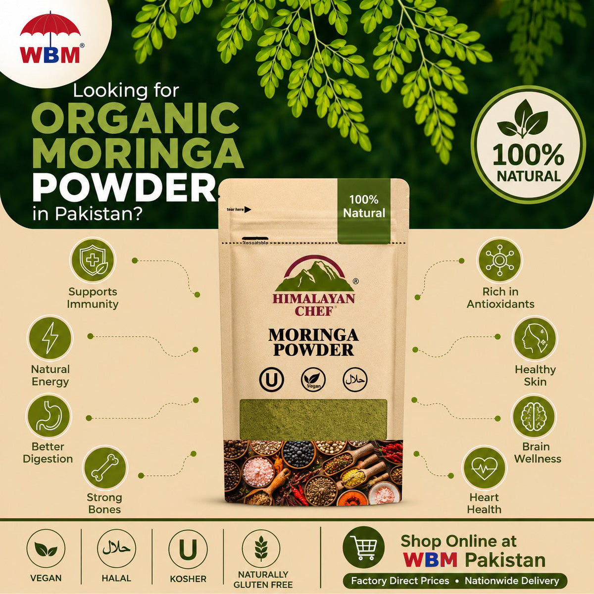 Looking for the Organic Moringa Powder in Pakistan? Shop At Our Online Store