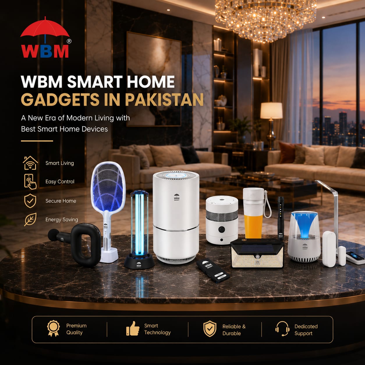 WBM Smart Home Gadgets in Pakistan | A New Era of Modern Living with Best Smart Home Devices