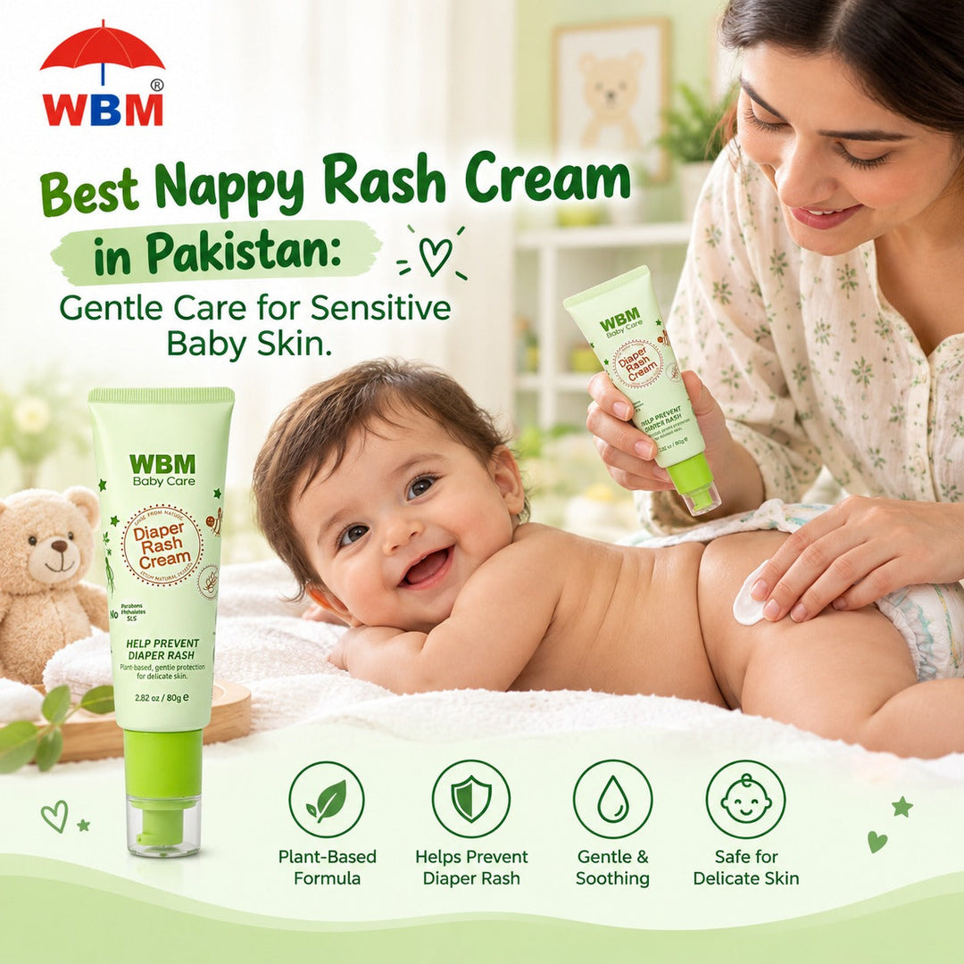Best Nappy Rash Cream in Pakistan: Gentle Care for Sensitive Baby Skin