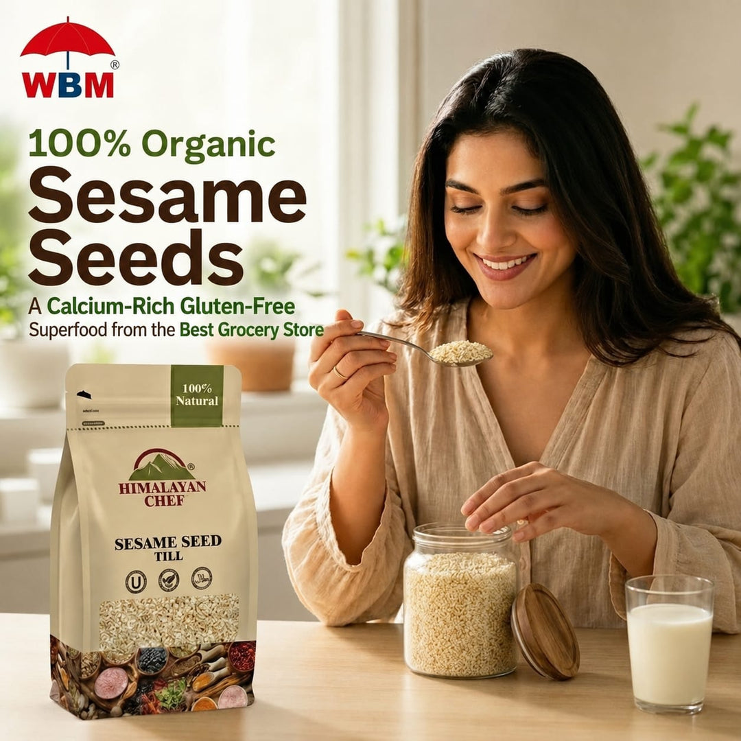 100% Organic Sesame Seeds | A Calcium Rich Gluten Free Superfood from Best Grocery Store