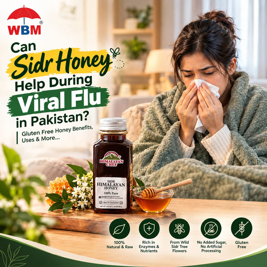 Can Sidr Honey Help During Viral Flu in Pakistan? Gluten Free Honey Benefits, Uses & More