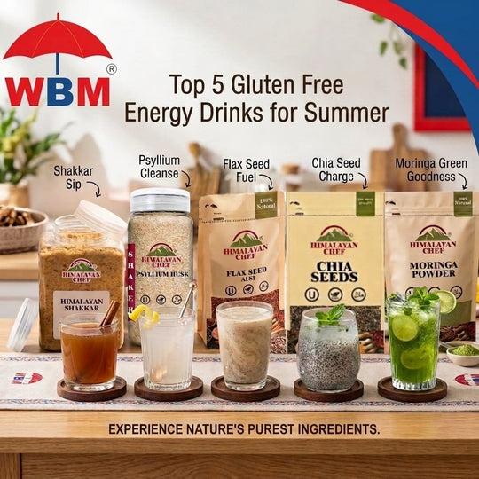 Top 5 Gluten Free Energy Drinks for Summer with WBM Mart Superfoods Online in Pakistan