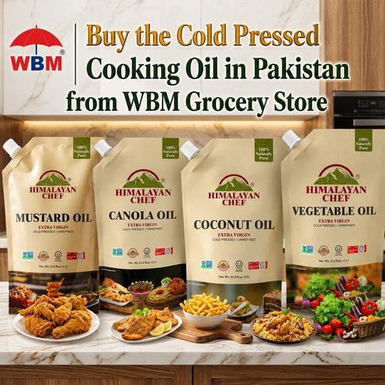 Buy the Cold Pressed Cooking Oil in Pakistan from WBM Grocery Store