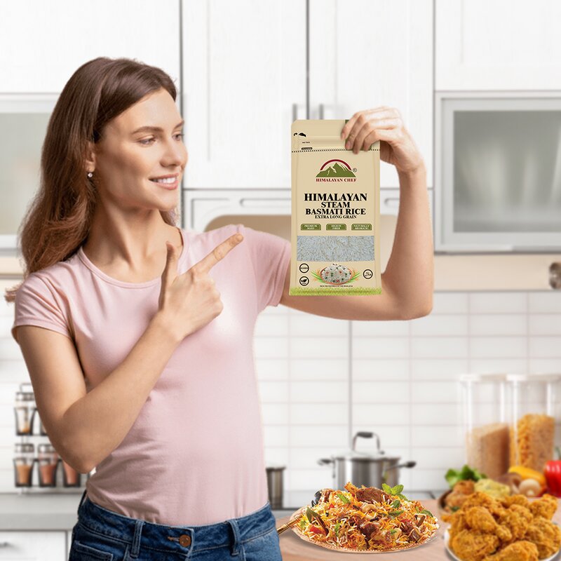 1121 Kainat Steam Basmati - 2 lbs (908g) | Himalayan Chef