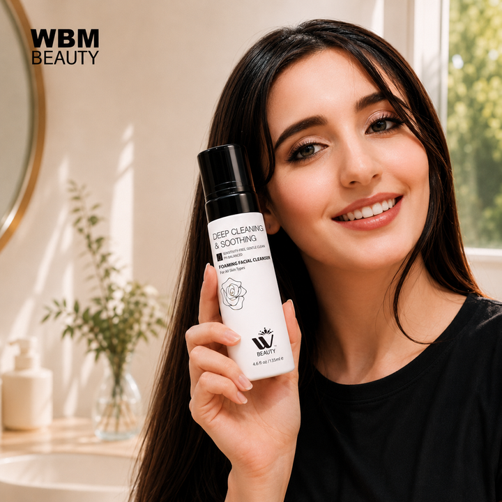 Foaming Facial Cleanser - 135ml | WBM Beauty