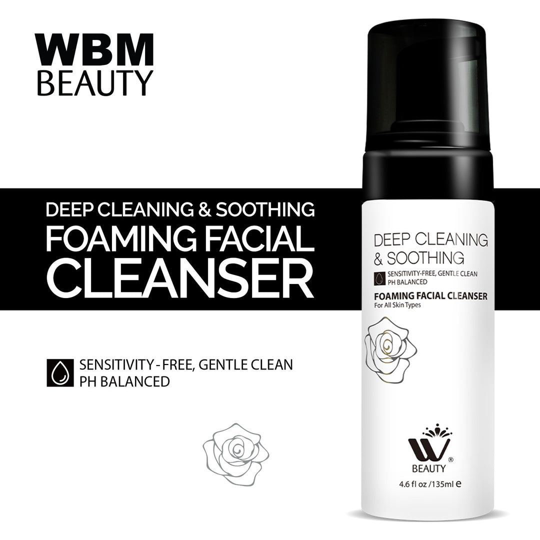 Foaming Facial Cleanser - 135ml | WBM Beauty