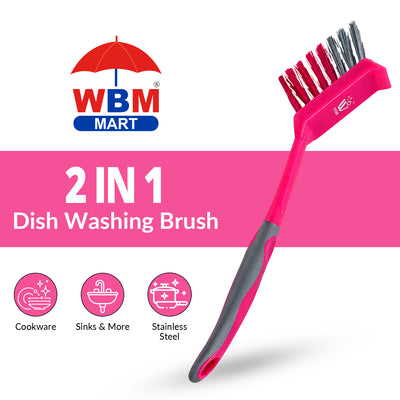 2 In 1 Dish Washing Brush | WBM Home
