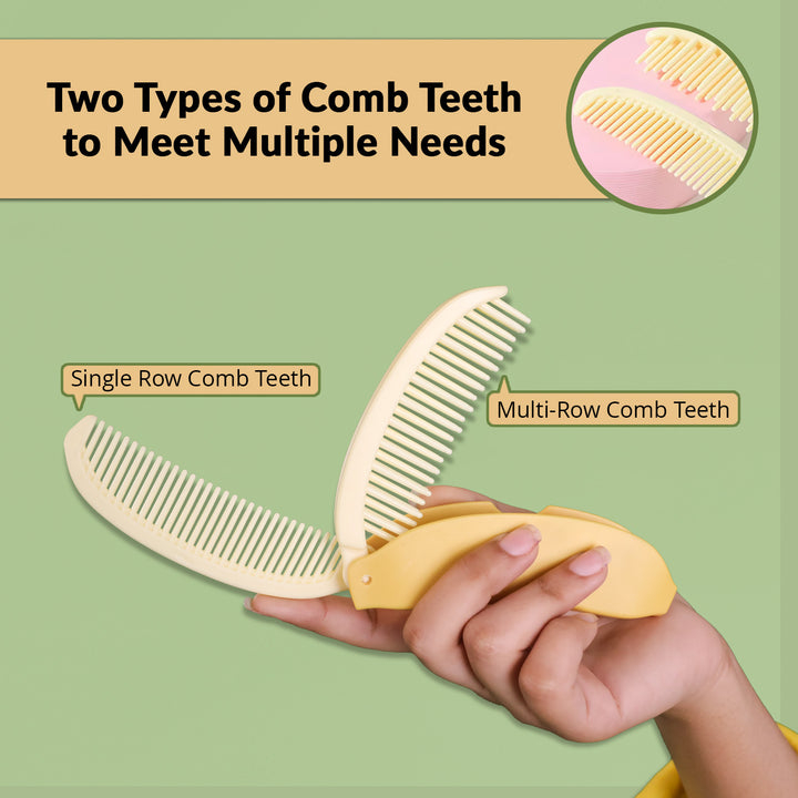Portable Banana Hair Comb (Any Random Color) | WBM Care
