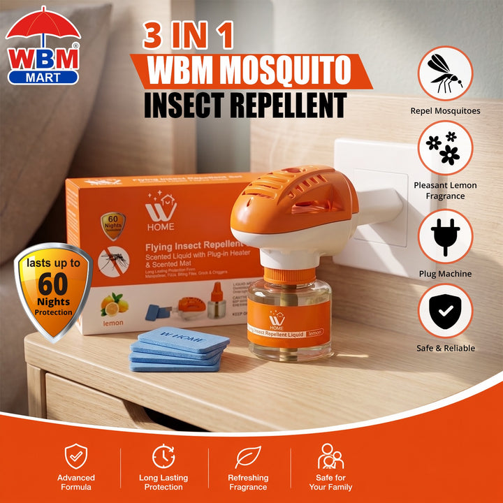 Dengue Defense Kit - 3-in-1 Liquid Machine Set | WBM Home