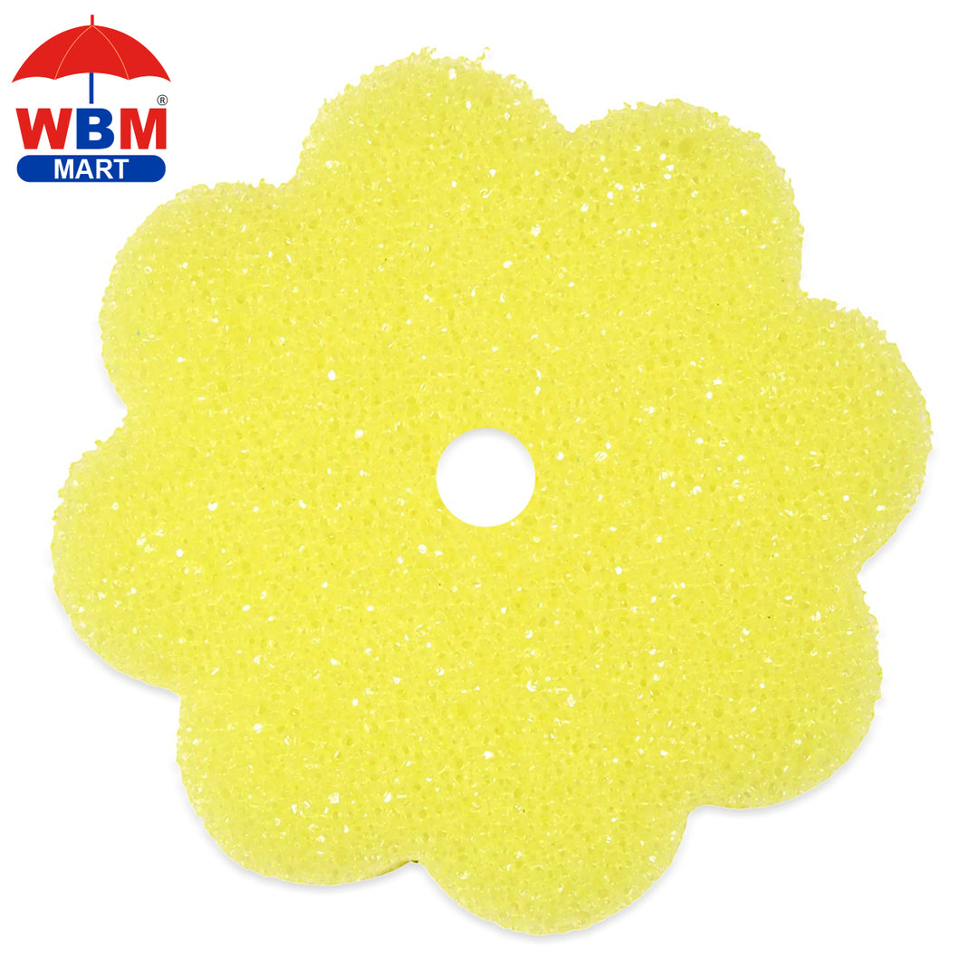 Non-Scratch Cleaning Scrubber - 1 Pcs (Any Rnadom Color) | WBM Home