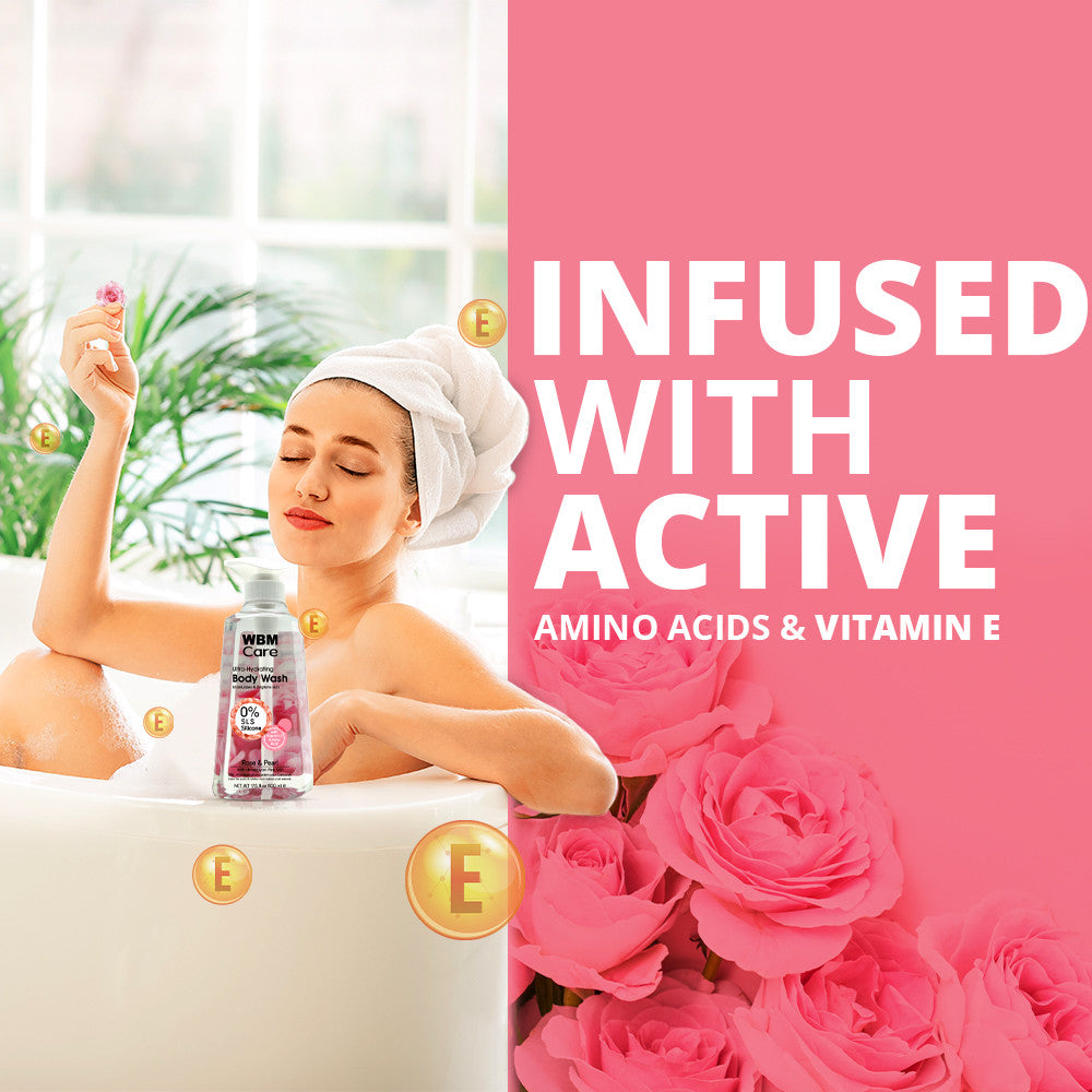 Body Wash Rose &amp; Pearl - 500 ml | WBM Care