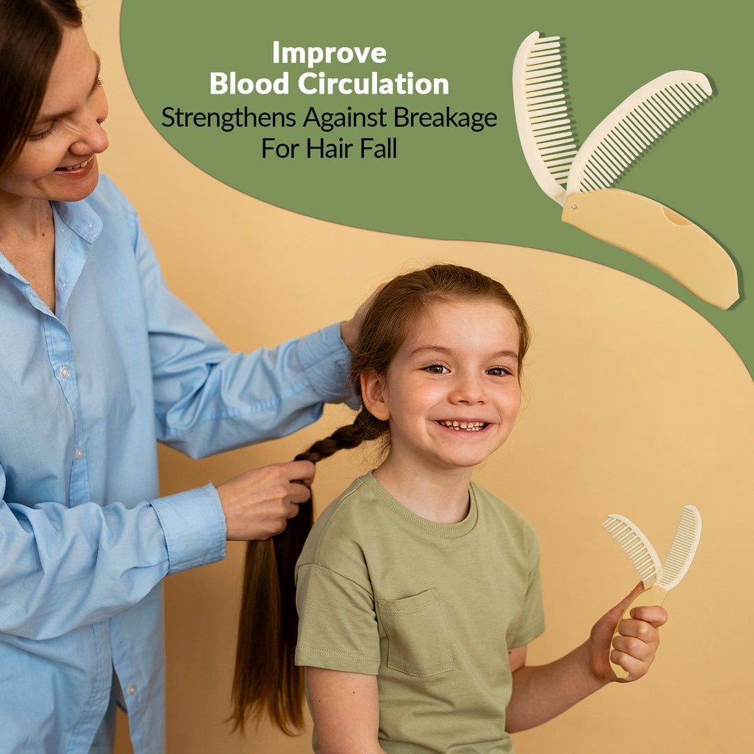 Portable Banana Hair Comb (Any Random Color) | WBM Care