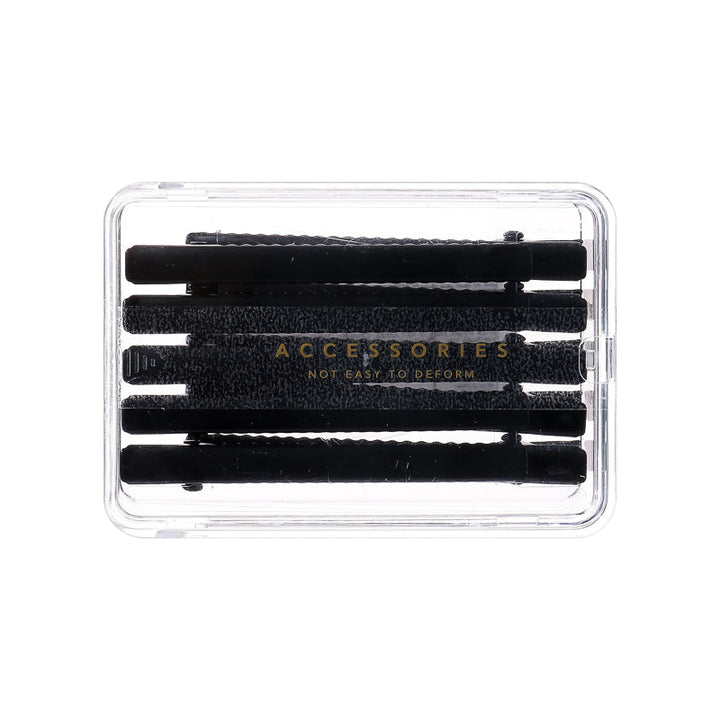 Minimalist Rectangular Hair Clips Set Pack of 8 Any Random Color | WBM MART