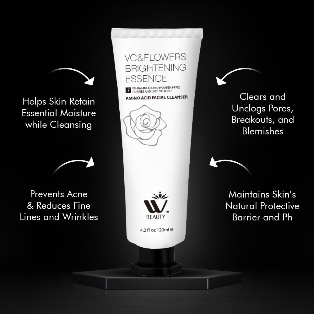 Amino Acid Facial Cleanser-120ml | WBM Beauty