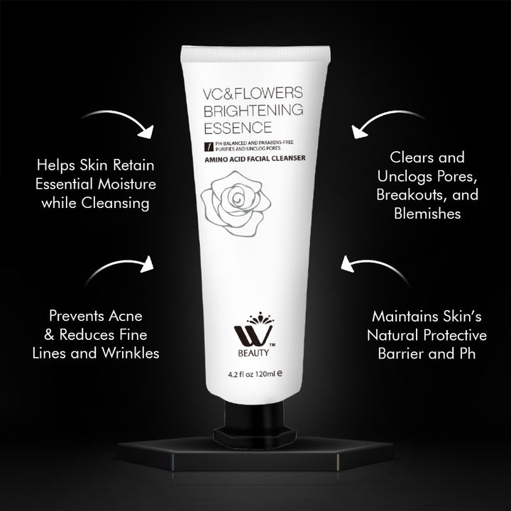 Amino Acid Facial Cleanser-120ml | WBM Beauty