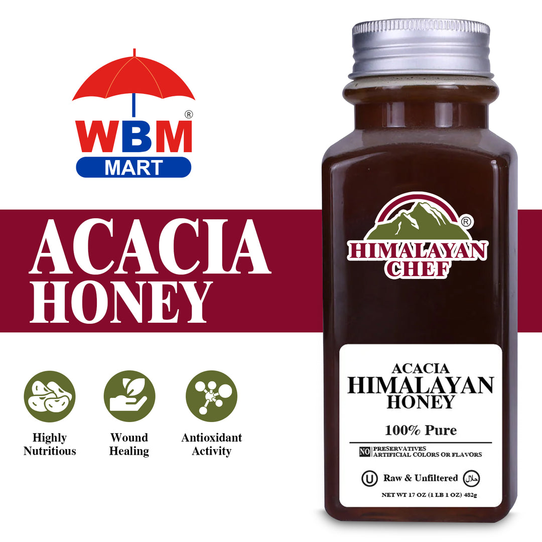 Acacia Honey - 1 lbs (480g) | Himalayan Chef