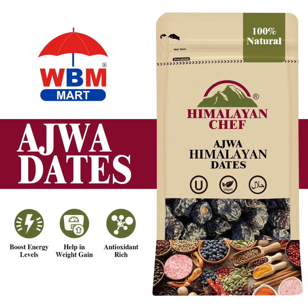 Ajwa Dates - 0.9 lbs (400g) | Himalayan Chef
