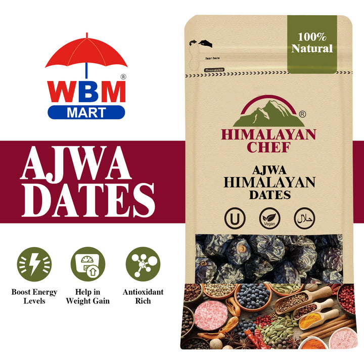 Ajwa Dates - 0.9 lbs (400g) | Himalayan Chef