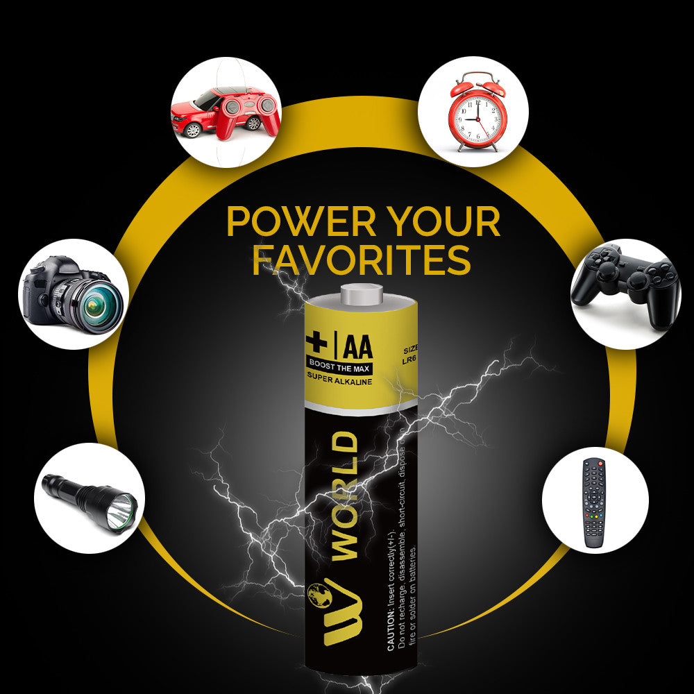 Alkaline Battery Cells AA - 2 Pcs | WBM World