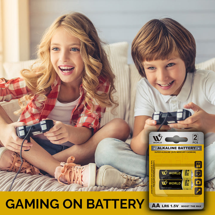 Alkaline Battery Cells AA - 2 Pcs | WBM World