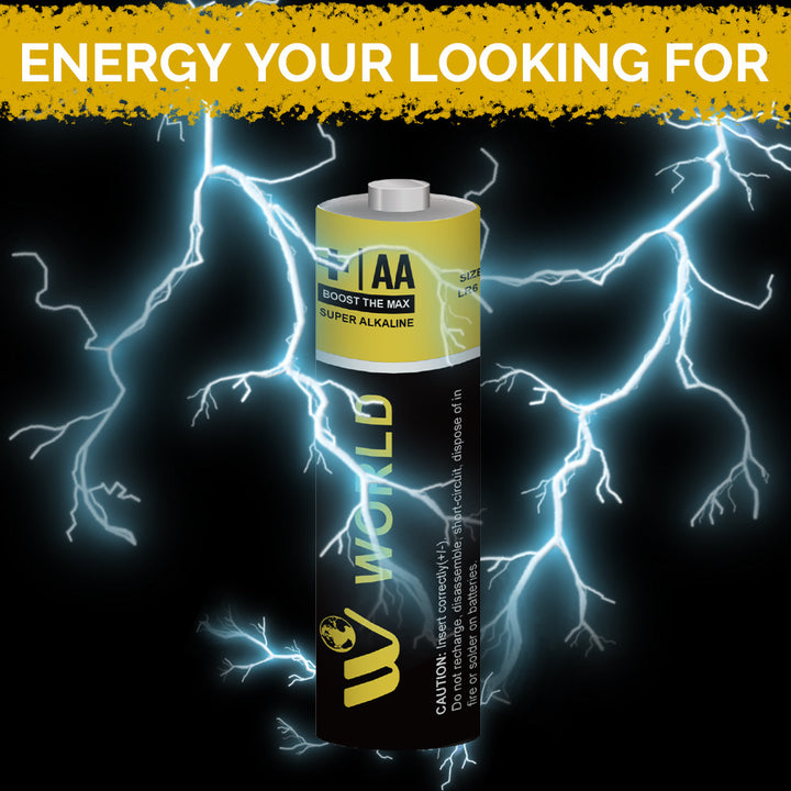 Alkaline Battery Cells AA - 2 Pcs | WBM World