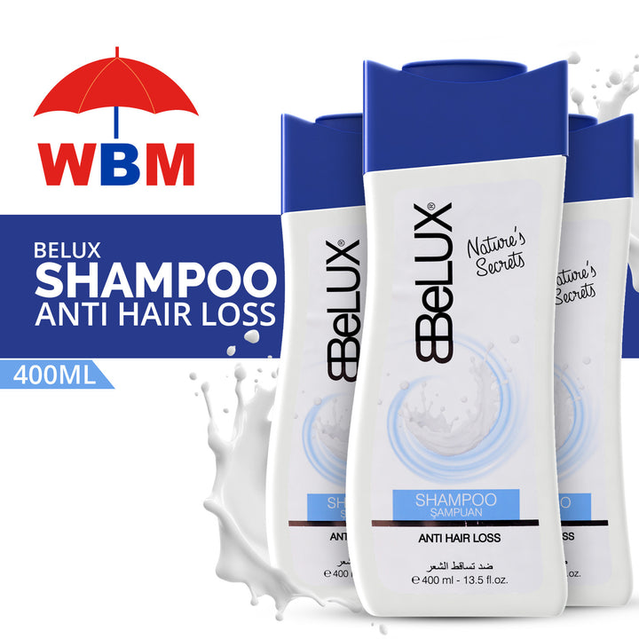 Pack of 3 | Anti Hair Loss Shampoo - 400ml | Belux