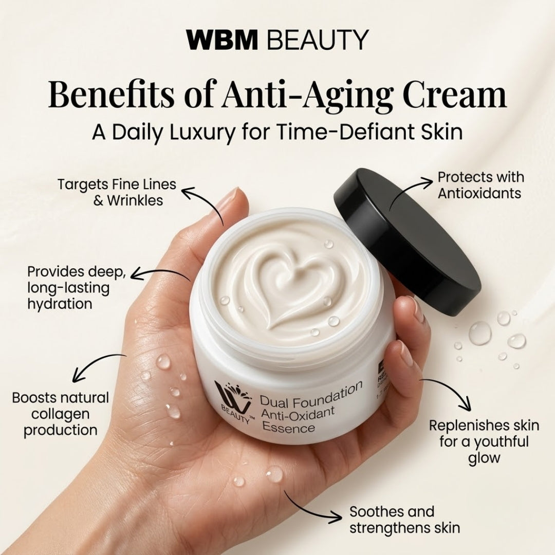 Anti-Aging Cream Dual Foundation  - 50g | WBM Beauty