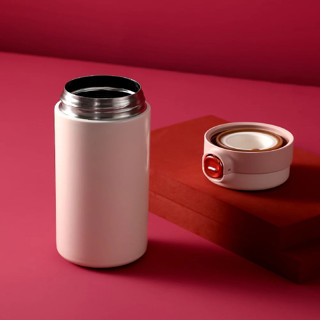 Insulated Bottle with Spring Buckle Cover 420mL random color | WBM MART