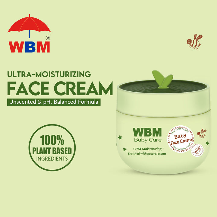 WBM Kids Skin Care Kit – Wash, Face Cream