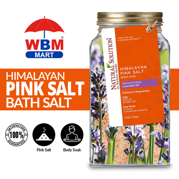 Himalayan Pink Salt Bath Salt - 1360 g | Natural Solution