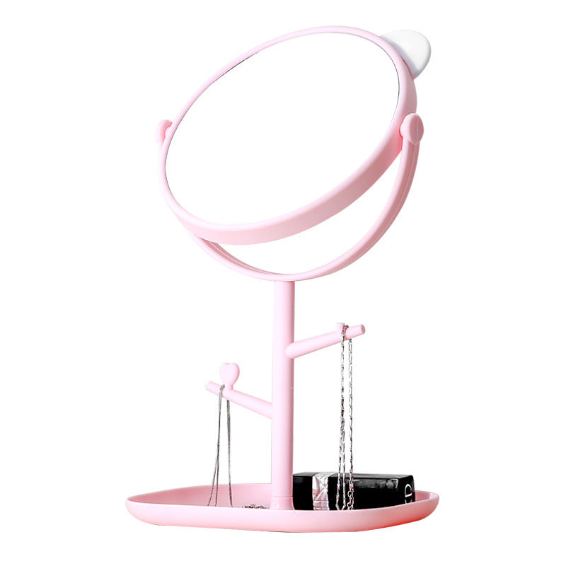 Cute Bear Shape Portable Makeup Mirror | WBM MART