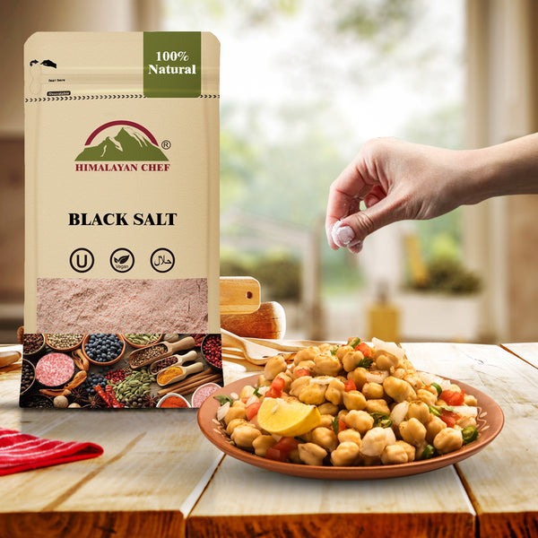 Black Salt Bag - 1 lbs (454g) | Himalayan Chef
