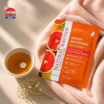 Facial Mask (Blood Orange & Vitamin C) - 25g | Natural Solution
