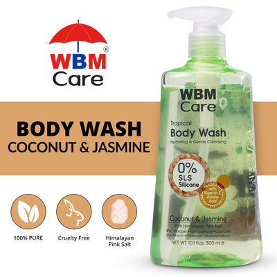 Body Wash Coconut & Jasmine - 300ml | WBM Care