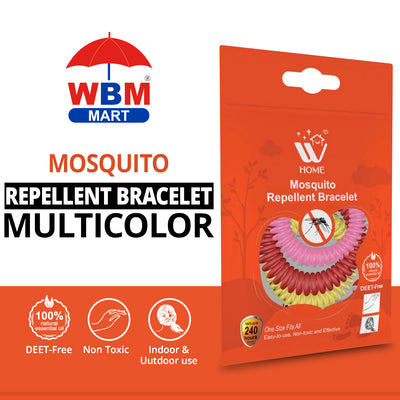 Baby Mosquito Repellent Bracelet - Multicolor | 3 Pcs | WBM Home