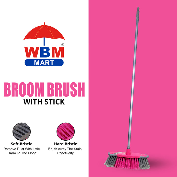 Broom Brush With Stick | WBM Home